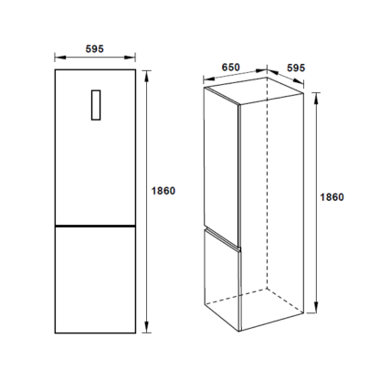 Tủ lạnh đơn ngăn đá dưới H-BF234