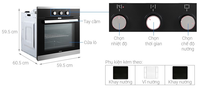 Lò Nướng HO-K60B Hafele 534.05.581