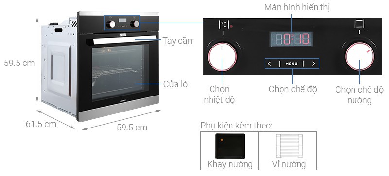 Lò Nướng HO-KT60C Hafele 534.05.571